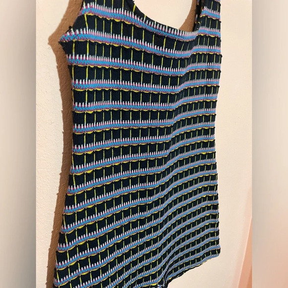 Zara Jacquard Knit Multicolor Sleeveless Boho Romper size M - Picture 5 of 14